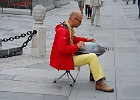 Straßenmusiker am Graben in Wien